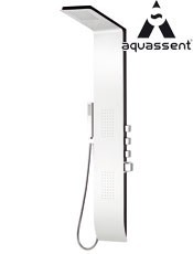 Columna ducha extensible - cromo blanco ZENDA de Aquassent