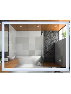Espejo baño con luz - LED rectangular Holly de PyP