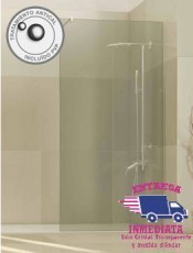 Mampara cristal fijo para ducha AIKI Glassinox
