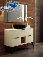 Mueble de baño VINTASS sobreponer 3 Cajones y caja con Patas Campoaras