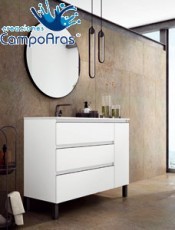 Consigue este moderno mueble Lian al suelo Campoaras. ¿Que muebles de baño? 