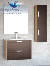 Elegancia y diseño en este moderno mueble Artic suspendido Campoaras. Muebles de baño tiendas.