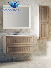 Mueble de baño Terra suspendido 2 cajones Campoaras