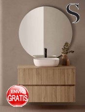 Muebles de baño Etna con lavabo sobreponer