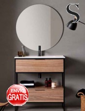 Mueble baño Estructura 2 cajones 6M01