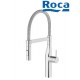 GLERA Pro - Mezclador monomando para cocina con caño giratorio con muelle Roca A5A8A4DC00