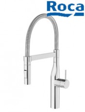 GLERA Pro - Mezclador monomando para cocina con caño giratorio con muelle Roca A5A8A4DC00