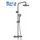 VICTORIA T-BASIC Negra - Columna de ducha termostática Roca A5A9F18NB0 