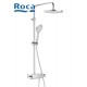 DECK T-ROUND - Columna de ducha termostática Roca A5A9788C00 