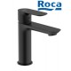 CALA Monomando negro para lavabo con cuerpo liso Roca A5A326ENB0