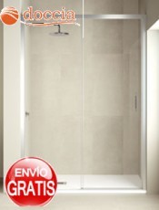 ¡Simplifica tu espacio con elegancia! Descubre las mamparas con puerta corredera Florida a medida de Doccia: estilo para tu baño