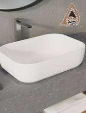 Lavabo HORUS BLANCO MATE Porcelana.