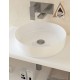 Lavabo OSIRIS Blanco Mate sin Rebosadero Porcelana