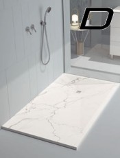 Plato de ducha Stone Marmol Blanco