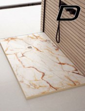 Plato de ducha Stone Marmol Cream