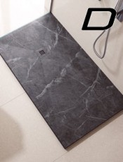 Plato de ducha Stone Marmol Marquina