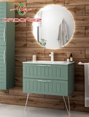 Porque la belleza esta en los detalles, mira este original Mueble Cottage suspendido Ordoñez. Muebles con lavabo colgados.