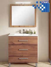 Mueble de baño Murcia 3 cajones: diseño moderno, amplio espacio de almacenamiento y acabado elegante para tu baño.