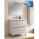 Moderno mueble de baño Tabarca con 2 cajones, diseño elegante y funcional ideal para optimizar tu espacio.