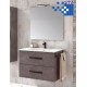 Mueble de baño Ávila, diseño suspendido con 2 cajones. Elegancia moderna y funcionalidad para espacios reducidos