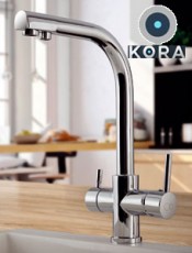 Grifo de cocina para ósmosis: diseño moderno, doble salida para agua filtrada y corriente