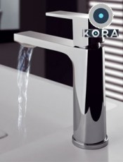 Monomando de lavabo CIES Cromo: diseño estilizado, acabado cromado brillante, funcional y resistente para baños modernos.