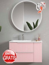 Mueble de baño BALI suspendido con 2 cajones y 1 puerta. Diseño moderno, práctico y de alta calidad. Ideal para tu baño