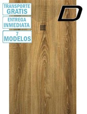 Plato de ducha imitación roble, diseño elegante y envío gratis. Calidad y estilo para tu baño. ¡Compra ahora!