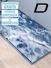 Plato de ducha Olas Bravas con diseño moderno, alta calidad y envío gratis. Ideal para renovar tu baño. ¡Compra ahora!