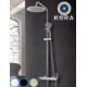 Columna de ducha monomando Koba II en acabado cromo: diseño elegante y funcional, ideal para baños modernos. Calidad y confort