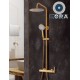 Columna de ducha monomando Koba II en acabado cromo: diseño elegante y funcional, ideal para baños modernos. Calidad y confort