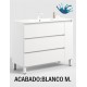KLOE Mueble de baño 3 cajones con puerta derecha