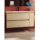 Descubre este funcional mueble Kloe suspendido de melamina . ¿donde comprar muebles de baño baratos en Madrid?