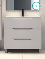 Mueble de baño ATKA 3 cajones Blanco Brillo