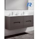 Mueble CABO Suspendido Doble Seno Grafito