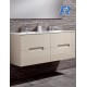 Mueble CABO Suspendido Doble Seno Moka