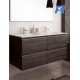 ... Mueble de baño MOTRIL Suspendido doble seno Ebony