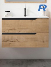 Mueble de baño suspendido KIRA Roble Ostippo