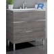 ...Mueble de baño con patas MONZA 3 Cajones Roble Joplin