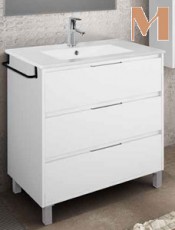 Te presentamos este increíble mueble Althea Blanco Brillo al suelo de nuestras marcas. 