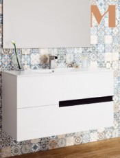 ... Mueble de baño MITREO Blanco Brillo suspendido
