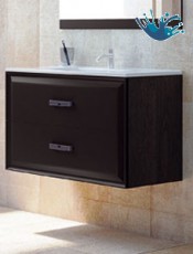 Mueble de baño suspendido Alda Campoaras moderno y funcional, diseño elegante ideal para baños contemporáneos.