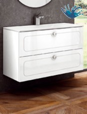 Mueble de baño DALMA 2 cajones suspendido