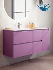 Mueble de baño LIAM Suspendido 2 cajones y 1 puerta