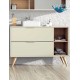 Mueble de baño VINTASS 2 Cajones y caja derecha con patas Campoaras