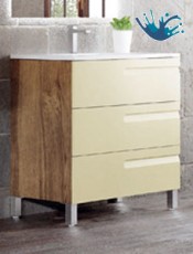 Disfruta de este increíble mueble Zeus al suelo Campoaras. Muebles de baño sin tiradores.