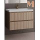 Mueble de baño suspendido ARUSHA 2 cajones