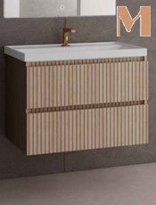 Mueble de baño suspendido ARUSHA 2 cajones