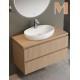 Mueble de Lavabo suspendido ARUSHA 2 cajones