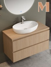 Mueble de Lavabo suspendido ARUSHA 2 cajones